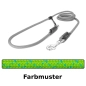 Preview: EASYLONG Hundeleine - L - 3m - grün mit blauen Strichen